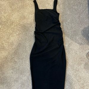 Beyond Yoga maternity midi dress xs gray